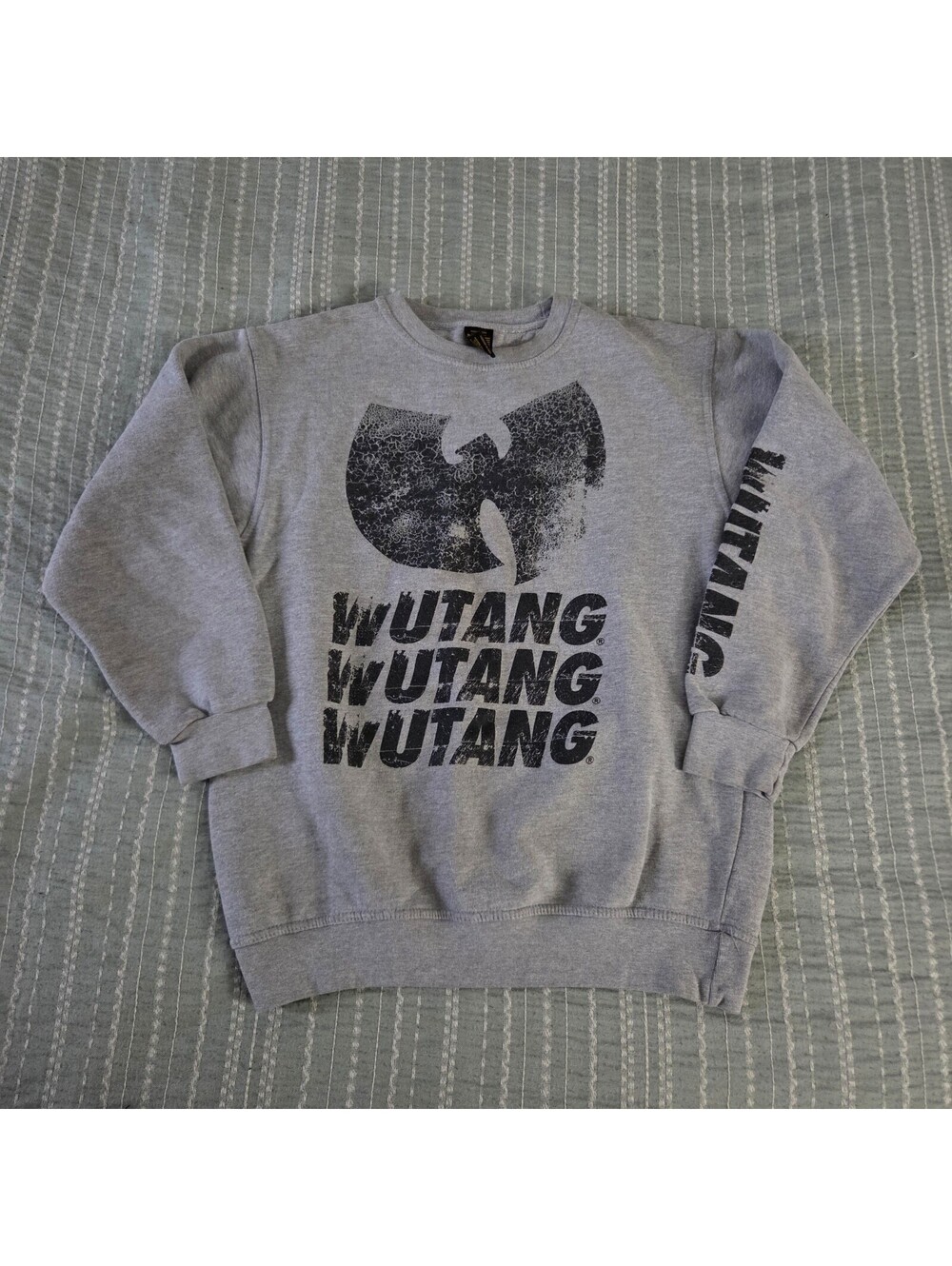 Wutang Brand Limited Grey Crewneck Sweatshirt Medium